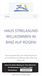 Mobile Screenshot of haus-strelasund.com